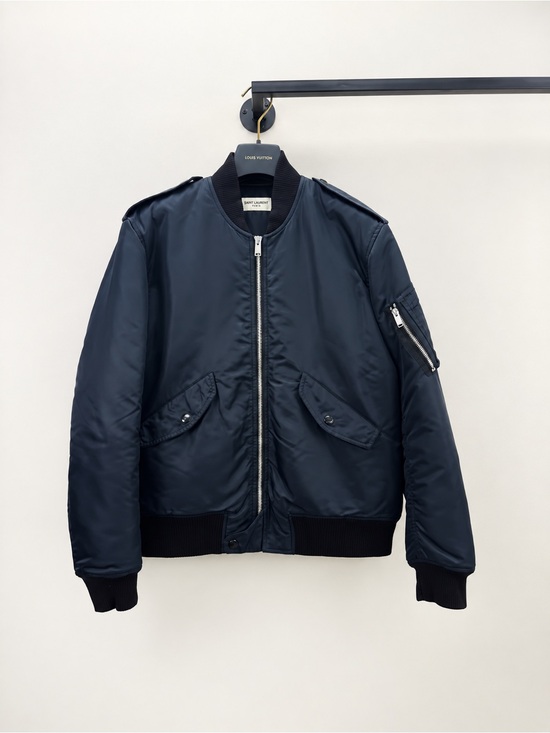 Saint Laurent Other - 🚩steal Saint Laurent Navy Blue Bomber Jacket